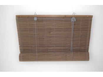 Bambus Rullegardin Grå 130x160